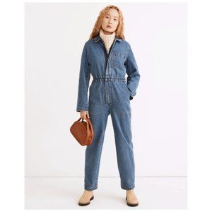 Madewell Denim Straight Coverall Jumpsuit